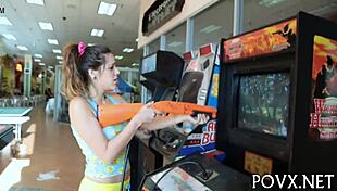 zoe foxx takes rough pov cock sucking like a total slut