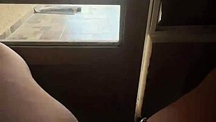 Prowling the platform flashing my juicy Latina ass to horny neighbors