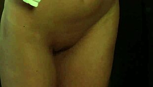 Tied Blonde Slave Groped by Lesbian Madame!