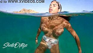 Pornstar sheila ortega sucks fucks underwater snorkeling poolside 🌊🍆