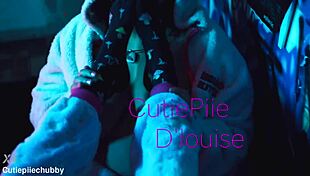 i worship my pettie tattooed girlfriend's feet as bbw ebony lesbian with big natural tits chokes me deep