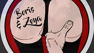 velle spreads legs for boris fuck and creampie before nurse returns