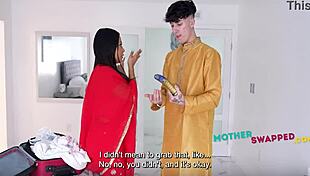 latina desi stepmom sasha pearl swaps with brandy salazar as ethan seeks pounds mike ox hard