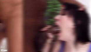 black sweetie plum takes two bbc deep anal dap atm rough balls deep gapes cum swallow gl719