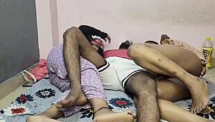 Servant licks milf and daughter pussies sucks asses before wild ranch sex orgy!