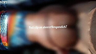 african couple pounds hardcore doggystyle on sheer homemade video