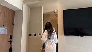 oh man trying swimsuits for stepson got me so hot we fucked passionate!