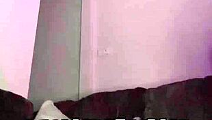 ebony babe bent over doggystyle rides big black cock to creampie finish