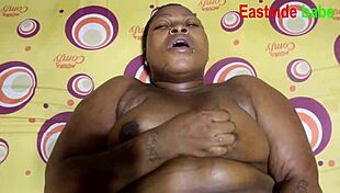 amateur ebony chubby gets creampied deep—homemade heat?