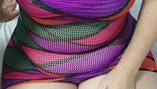 Chubby Brazilian wife's huge ass pussy and boobs dazzle on webcam!